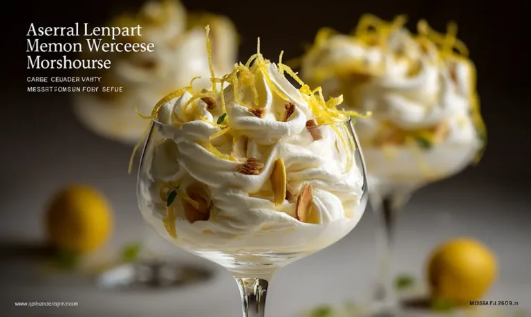 Verrine mousse mascarpone citron légère