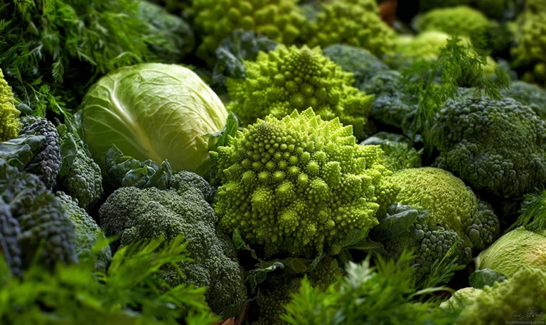 Panier de légumes verts riches en vitamine K, symbole de santé et d’énergie