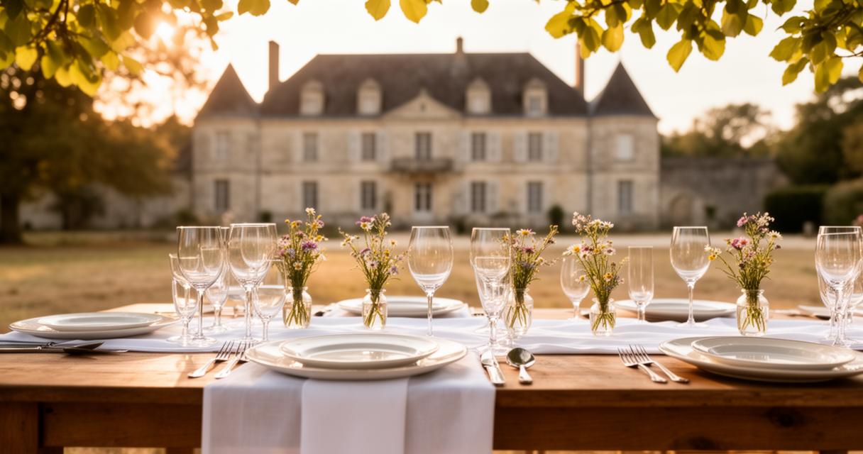 Organiser un événement mémorable dans un. château du Loir-et-Cher