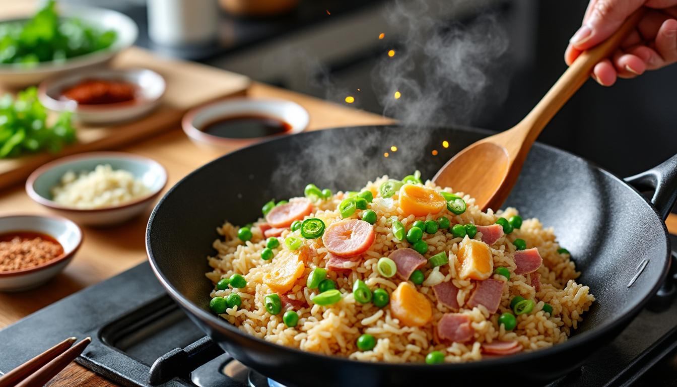 découvrez nos conseils d'assaisonnement et de cuisson pour réussir un riz cantonais savoureux et authentique, idéal pour un repas délicieux et équilibré.