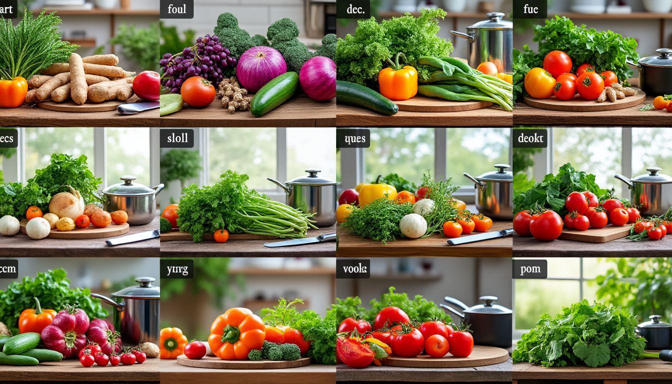 découvrez comment cuisiner chaque légume à son meilleur en suivant les saisons pour des plats savoureux et respectueux de l'environnement.