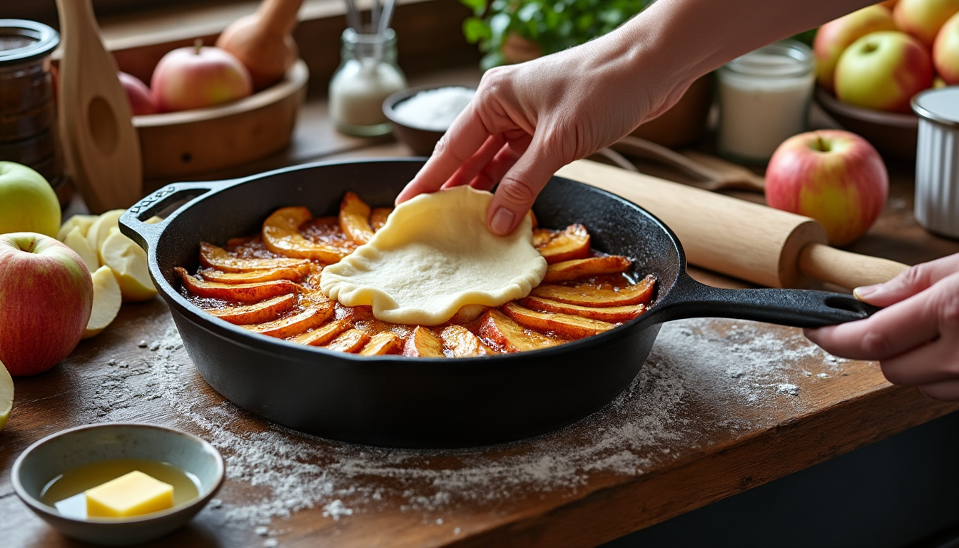 découvrez la méthode traditionnelle pour réussir une délicieuse tarte tatin aux pommes caramélisées, un dessert classique et gourmand.