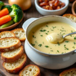 découvrez notre préparation crémeuse et nos accompagnements savoureux pour une fondue de poireaux délicieusement fondante et gourmande.