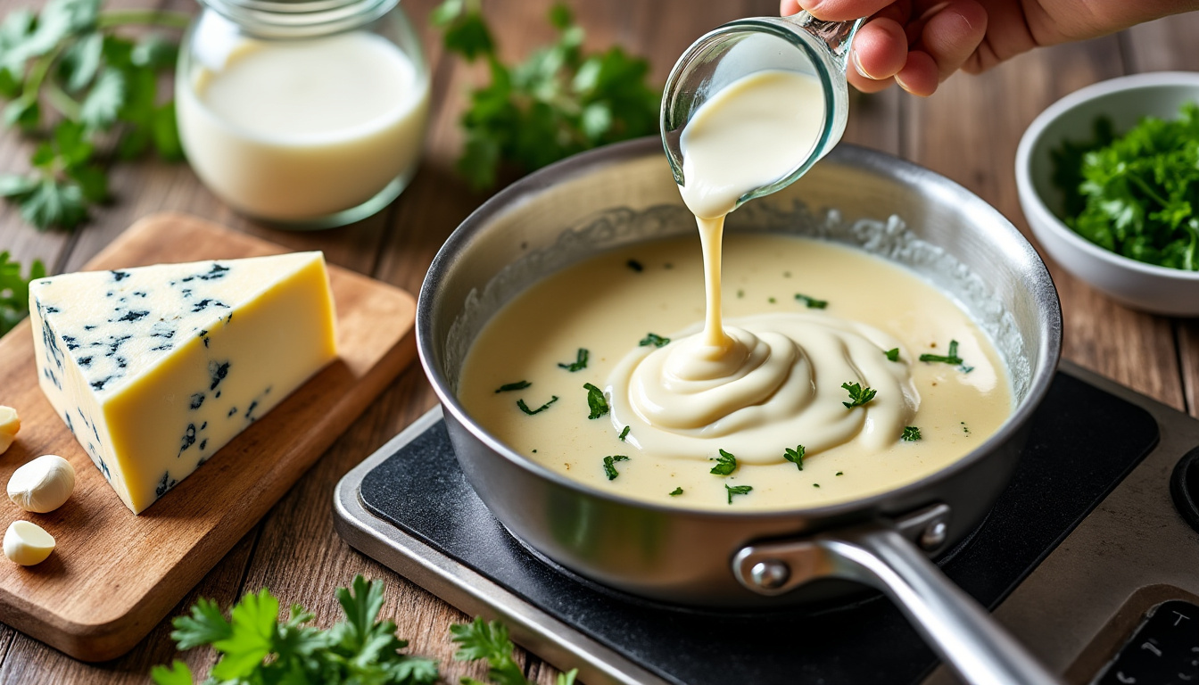découvrez une recette express simple et délicieuse pour réussir parfaitement votre sauce roquefort, idéale pour accompagner viandes et pâtes.