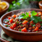 découvrez notre recette traditionnelle et épicée du chili con carne, un plat riche en saveurs parfait pour réchauffer vos repas et ravir vos papilles.