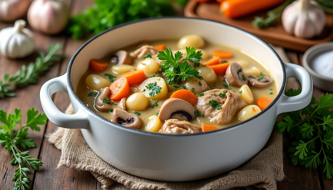 découvrez nos astuces et conseils pour réussir la cuisson parfaite d'une blanquette de dinde savoureuse et tendre, un plat traditionnel réconfortant.